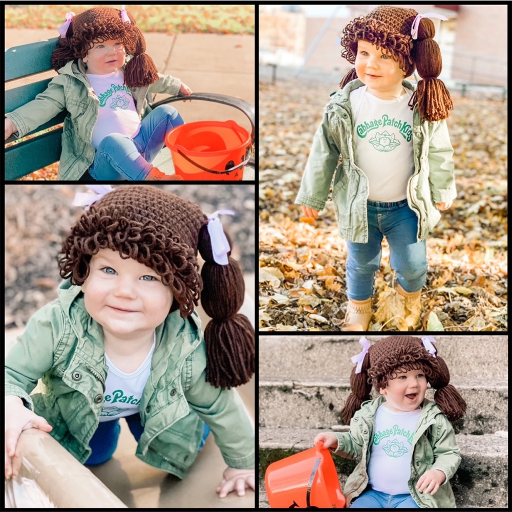 Cabbage Patch Costume. Hat and Shirt.